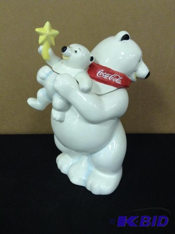 lot 3 image: Mama & Little One Coca Cola Cookie Jar