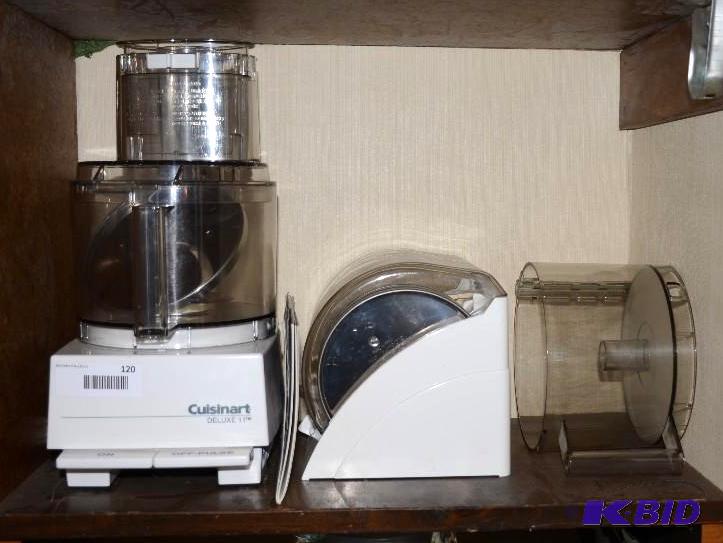 lot 120 image: Cuisinart Deluxe&nbsp11 food processor 11 cu...