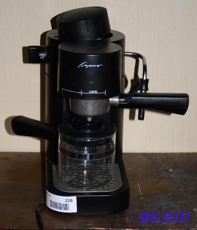 lot 126 image: Capresso 302 expresso maker...