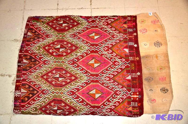 lot 13 image: Handmade woven Navajo&nbspsleeping bag 33x46...