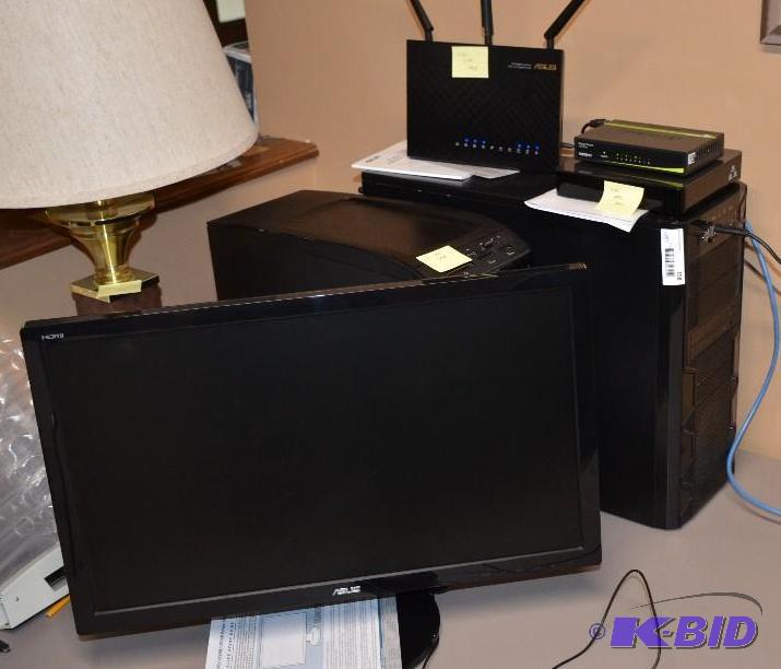 lot 158 image: ASUS VE Series LCD flat screen monitor, Deskt...