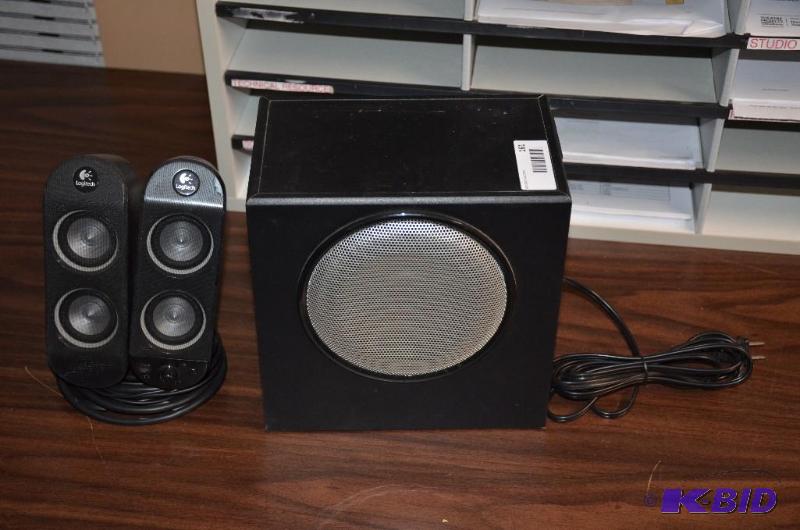 lot 161 image: Logitech X-230 computer speaker system  ...