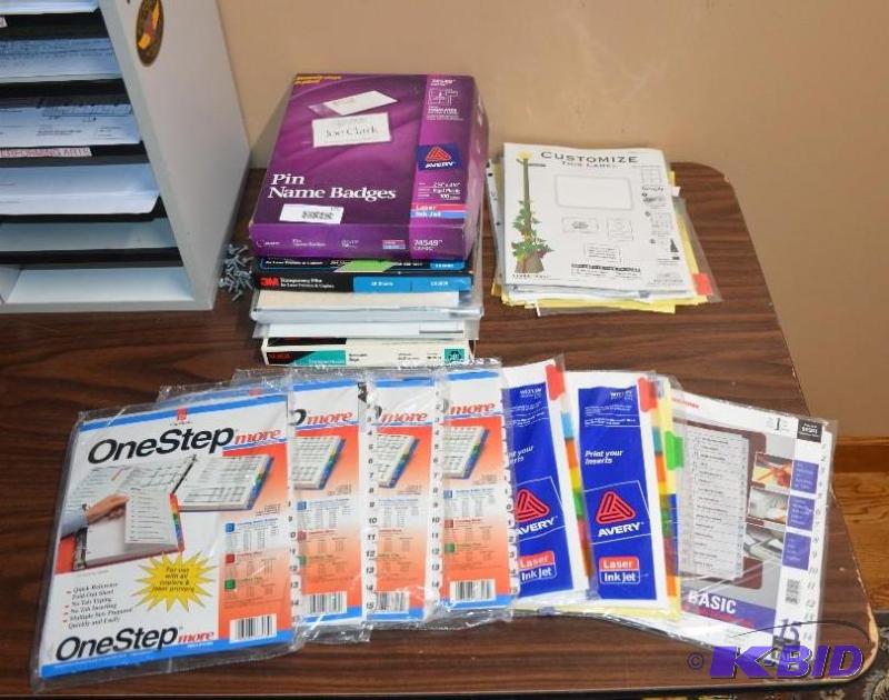 lot 175 image: Lot of office supplies for laser printer. &nb...