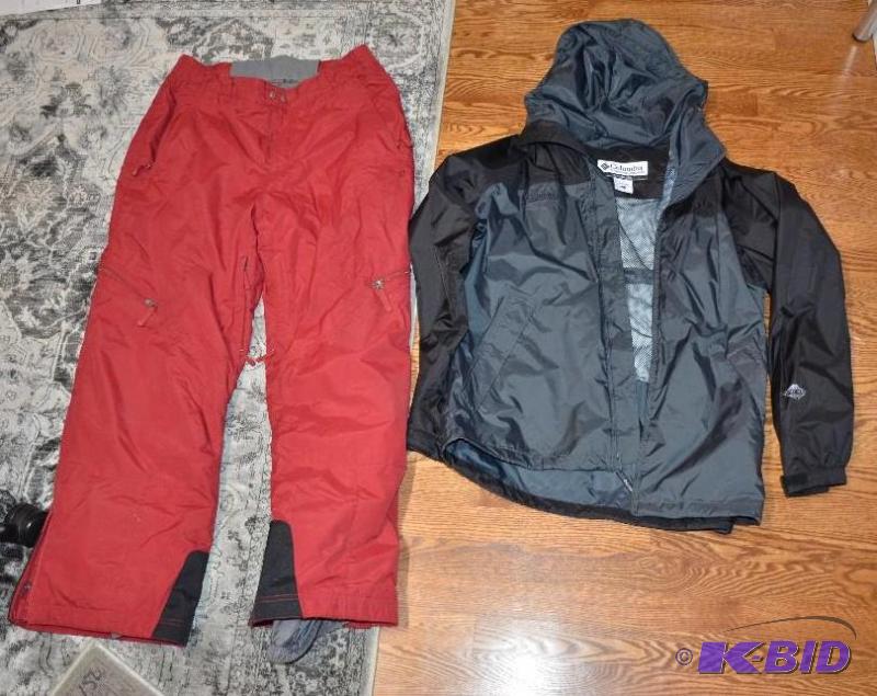 lot 179 image: Columbia Ski Jacket size Large Alpine Ski Pan...