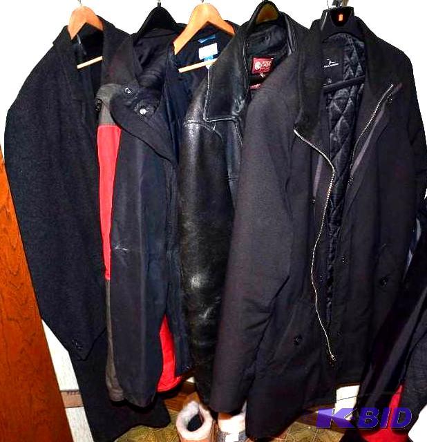 lot 180 image: 5 Winter Jackets one is a Wilson&nbspLeather...