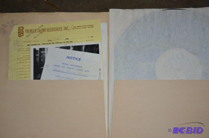 lot 188 image: THE WHO Live At Leeds Record with paperwork...