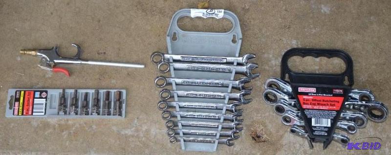 lot 190 image: Craftsman wrench sets...