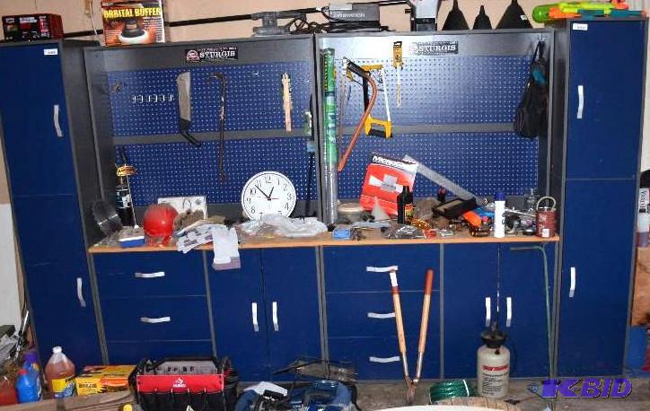 lot 203 image: large group of tools and some collectibles lo...