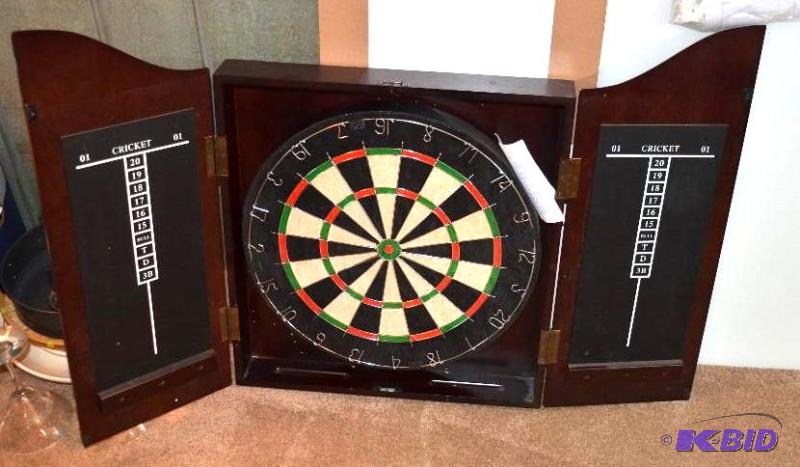 lot 217 image: BOMBAY Dartboard...