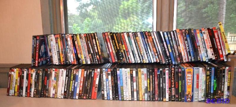 lot 225 image: HUGE lot of DVDs - we did not inspect each b...