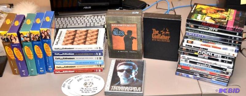 lot 226 image: Large group of DVDs including Seinfeld seaso...