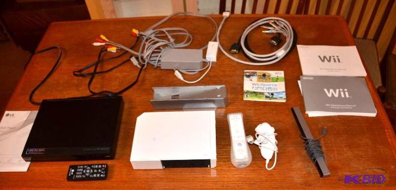 lot 228 image: Wii Games system and a DVD player plus all Wi...