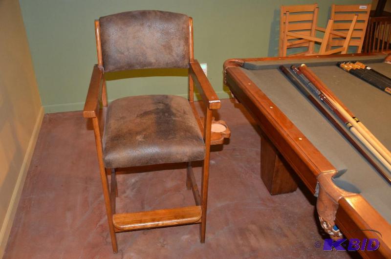 lot 26A image: Pool Table Chair...