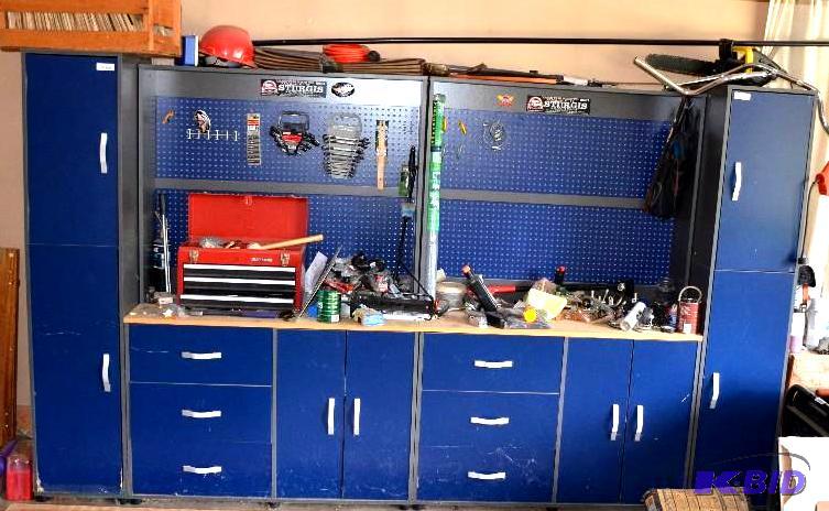 lot 6 image: Garage Wall tool cabinet 128&quotlong x 67 x...