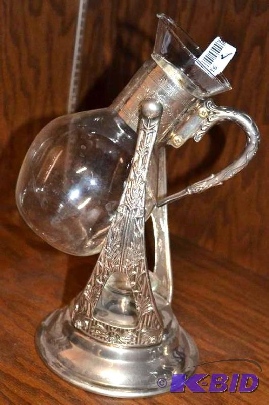 lot 91 image: Antique coffee warmer not sure if its sterli...