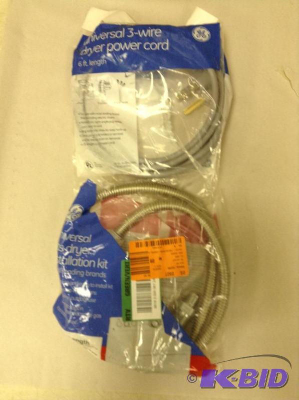 Universal Dryer Power Cord and Gas Dryer Installation Kit