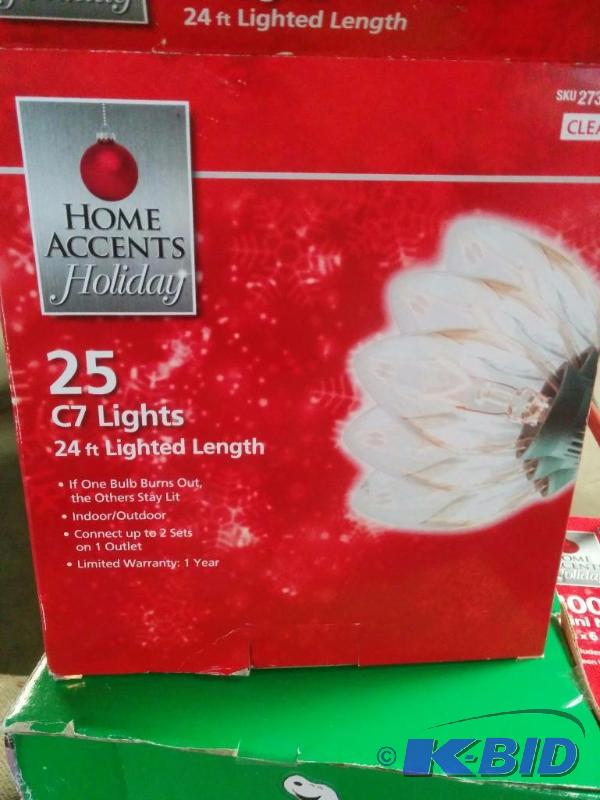 25 C7 Christmas Lights