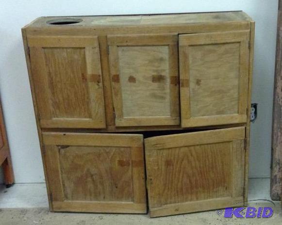 Vintage Wood Cupboard