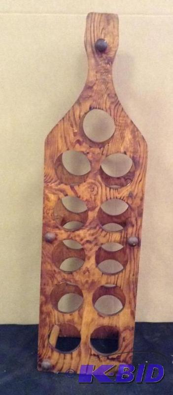 Tabletop Wood Wine Rack