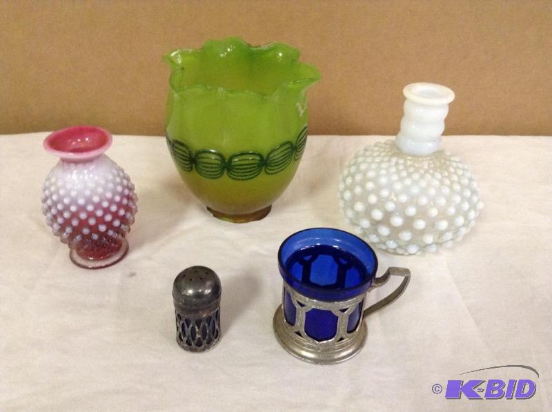 Vintage Fenton, Cobalt & Shade