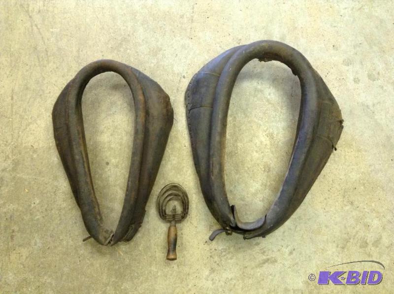 Vintage Horse Collars & Brush
