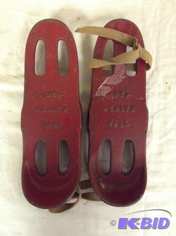 Vintage Cast Iron York Health Shoes