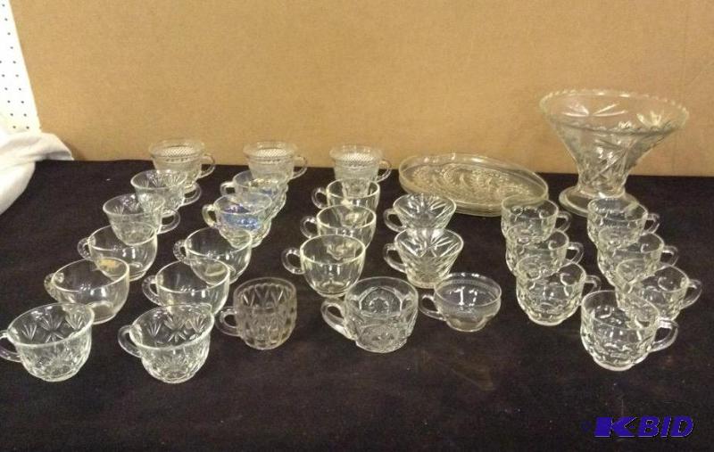 Vintage Punch Bowl & Cups