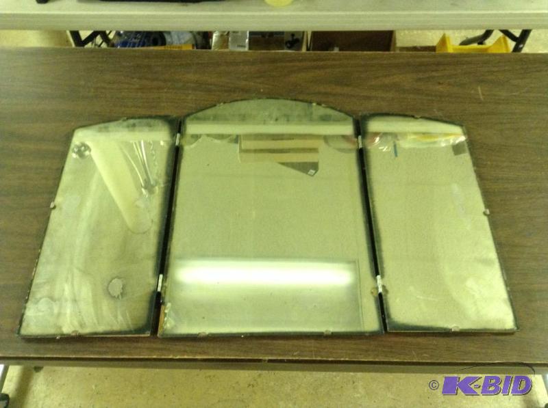 Vintage Tri-Fold Mirror