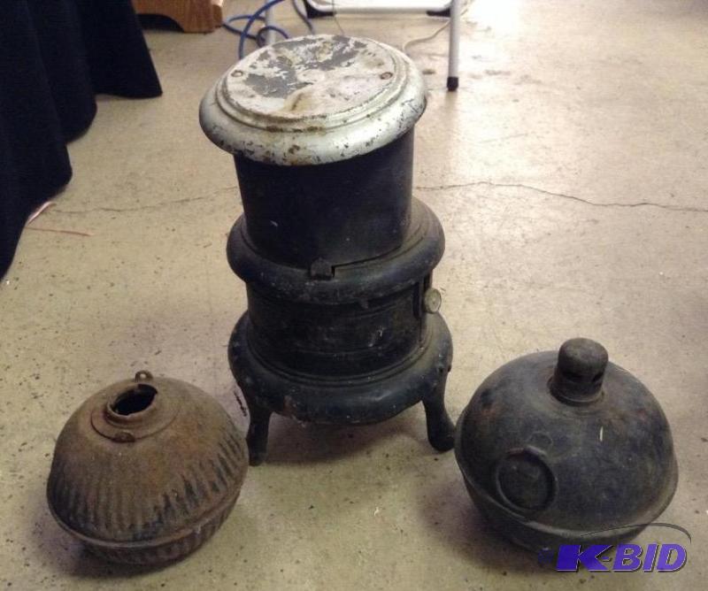 Vintage Smudge Pots & Stove