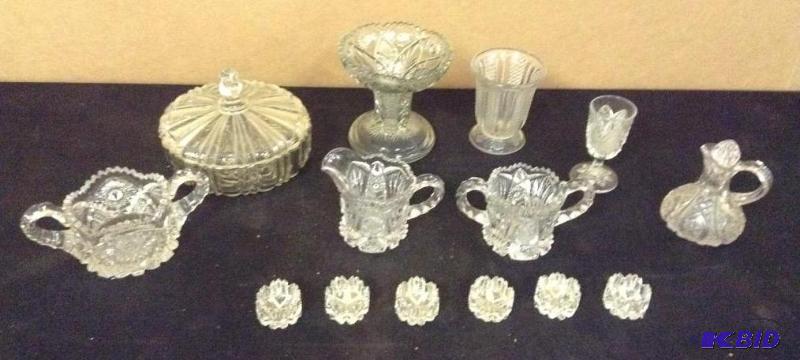 Collection Clear Pressed Glass