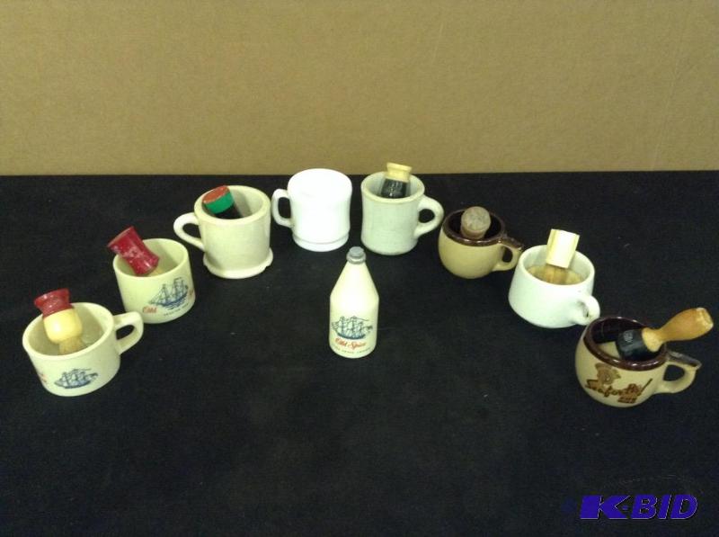 Vintage Shaving Mugs & Brushes