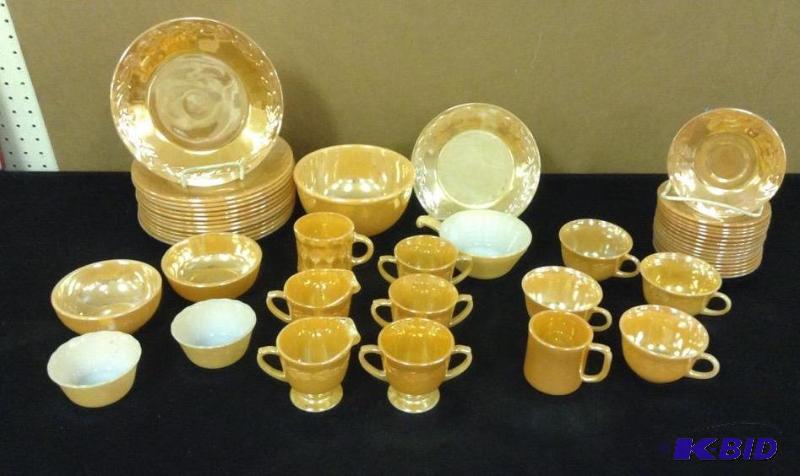 Vintage Fire King Lusterware Dinnerware
