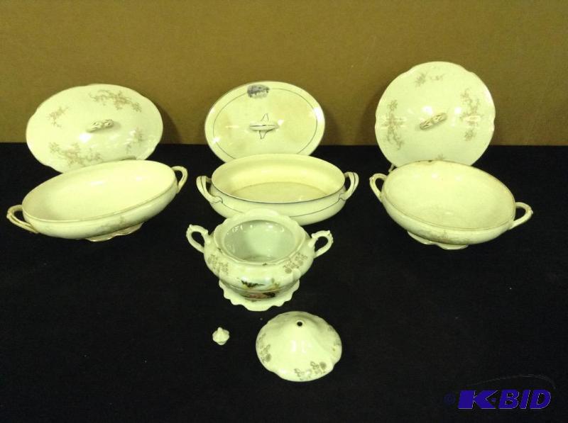 Vintage Covered Dishes - W.S. George & TST Penova