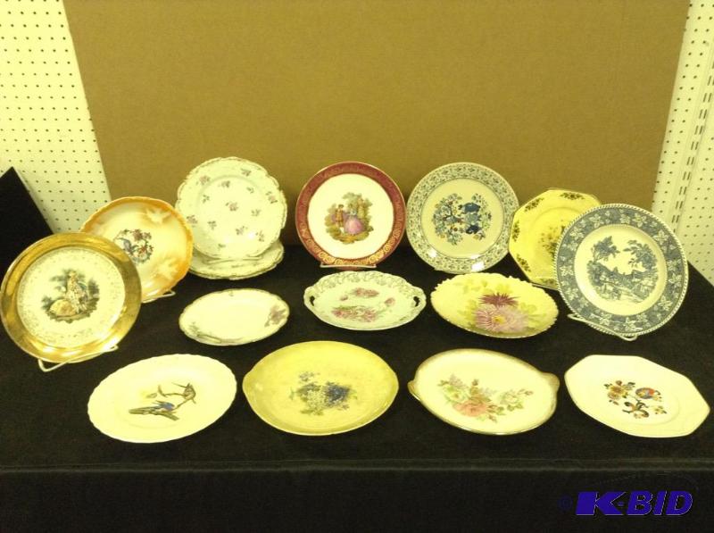 Collection Vintage Plates - Limoges & Dresden