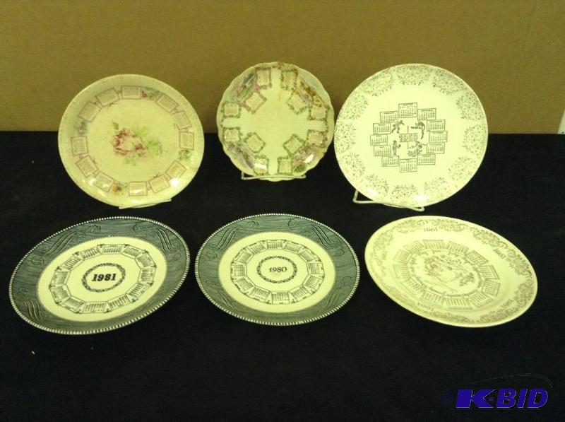 Vintage & Antique Calendar Plates