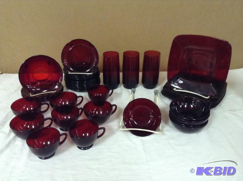 Ruby Red Dinnerware