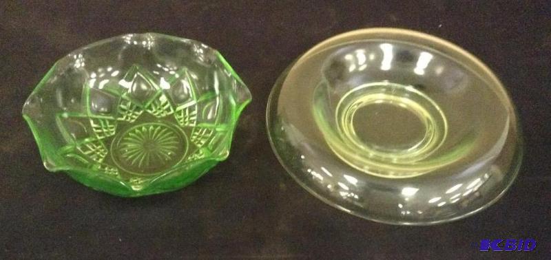 Vintage Green Depression Glass - Hazel Atlas & More