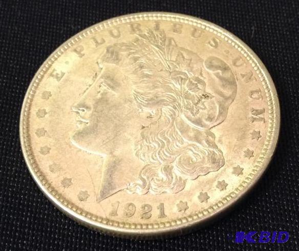 1921-D Morgan Silver Dollar