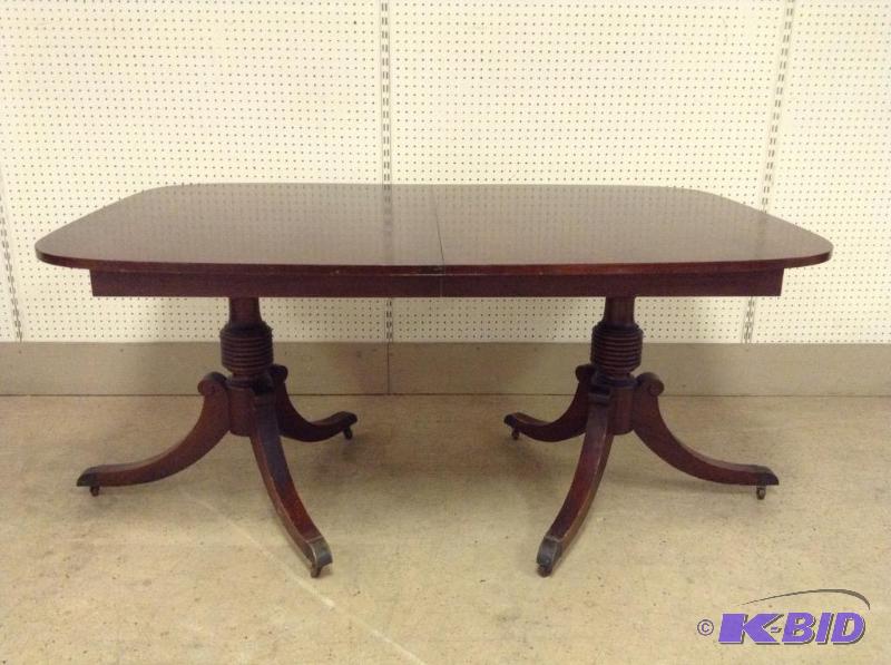 Vintage Two Pedestal Table