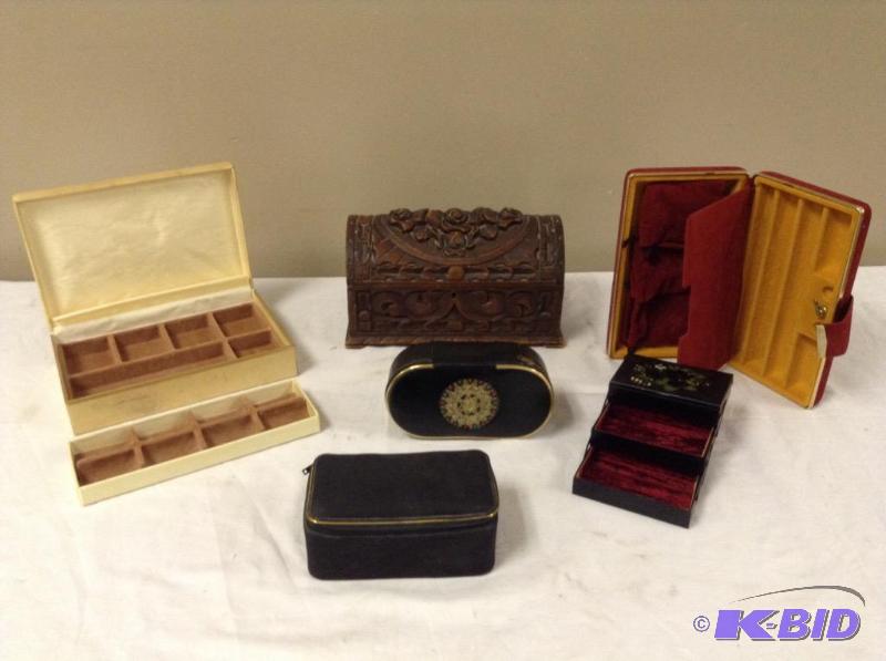 Lot Jewelry BoxesCases