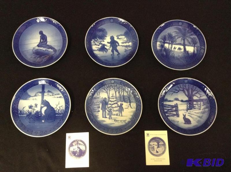 1960s & 70s B & G Denmark Collector Plates