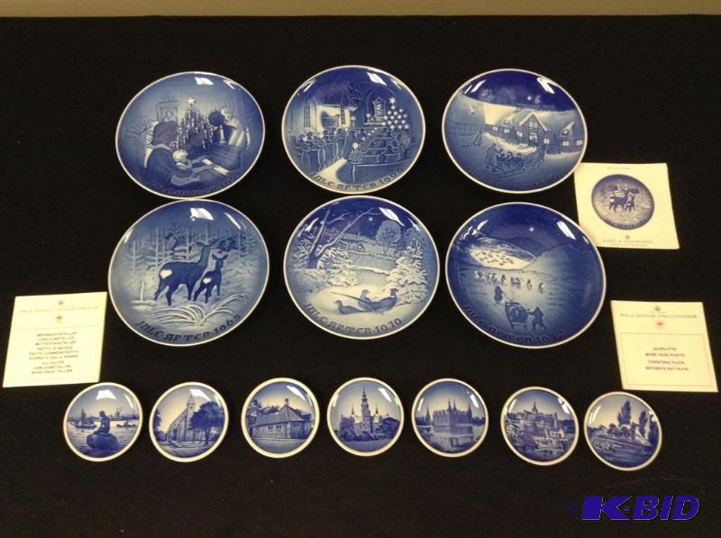 13 B & G Denmark Collector Plates