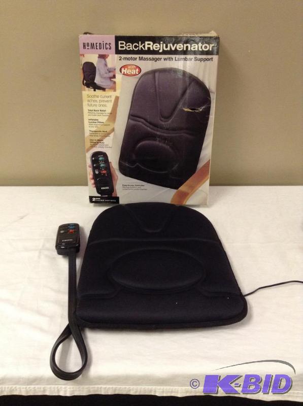 Homedics 2-Motor Massager w Lumbar Support