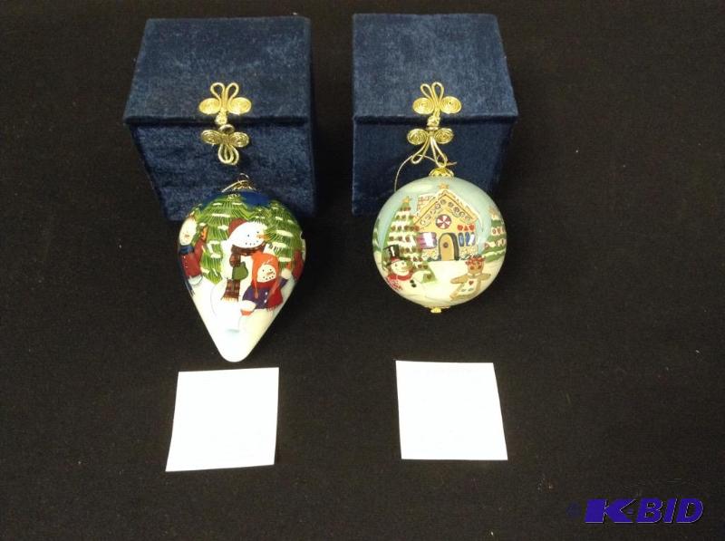 2003 & 2004 Li Bien Christmas Ornaments