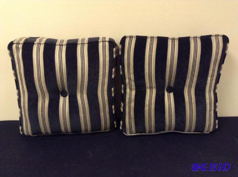 2 Black & Tan Cushions