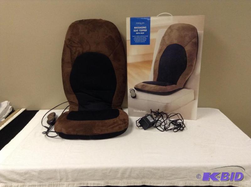 TheraSpa Massaging Seat Topper w Heat