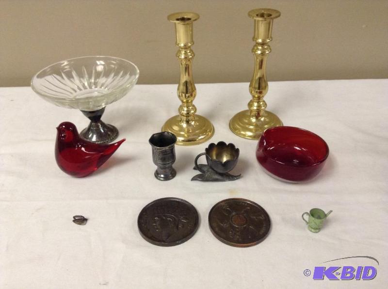 Silverplate, Sterling, Brass & Ruby