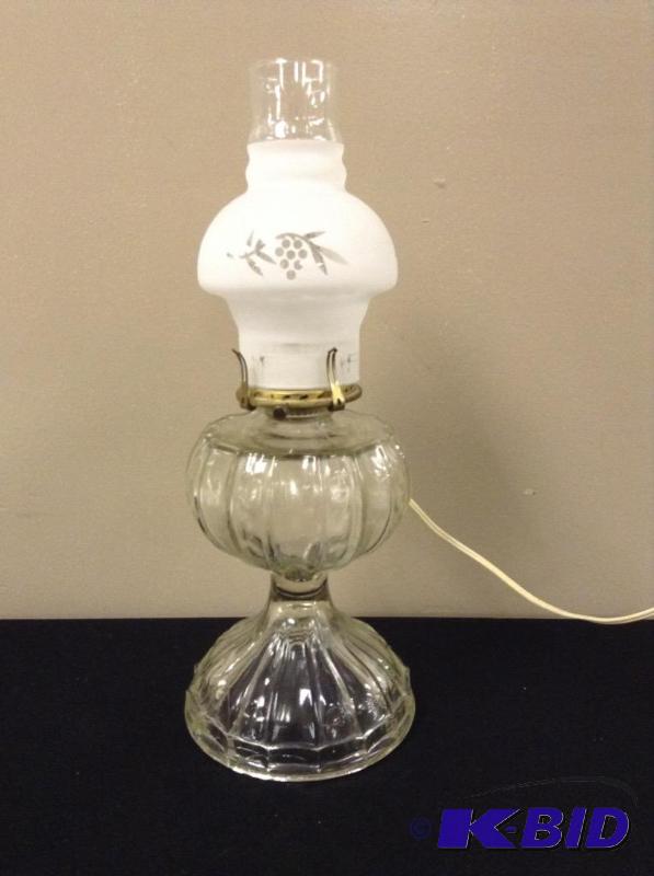 Vintage Converted Oil Lamp