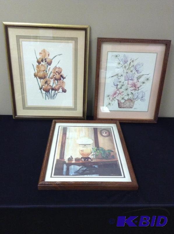 3 Framed Wall Hangings