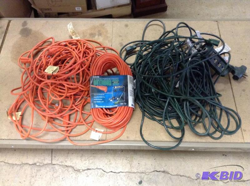 lot 106 image: A Whole Bunch of Extension Cords